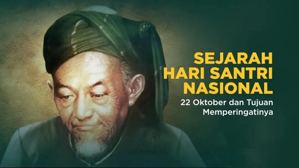 Peringatan sejarah Hari Santri Nasional berakar dari Resolusi Jihad yang dicetuskan Hadratussyaikh Kh. Hasyim Asy'ari. [Dok. Baznas]
